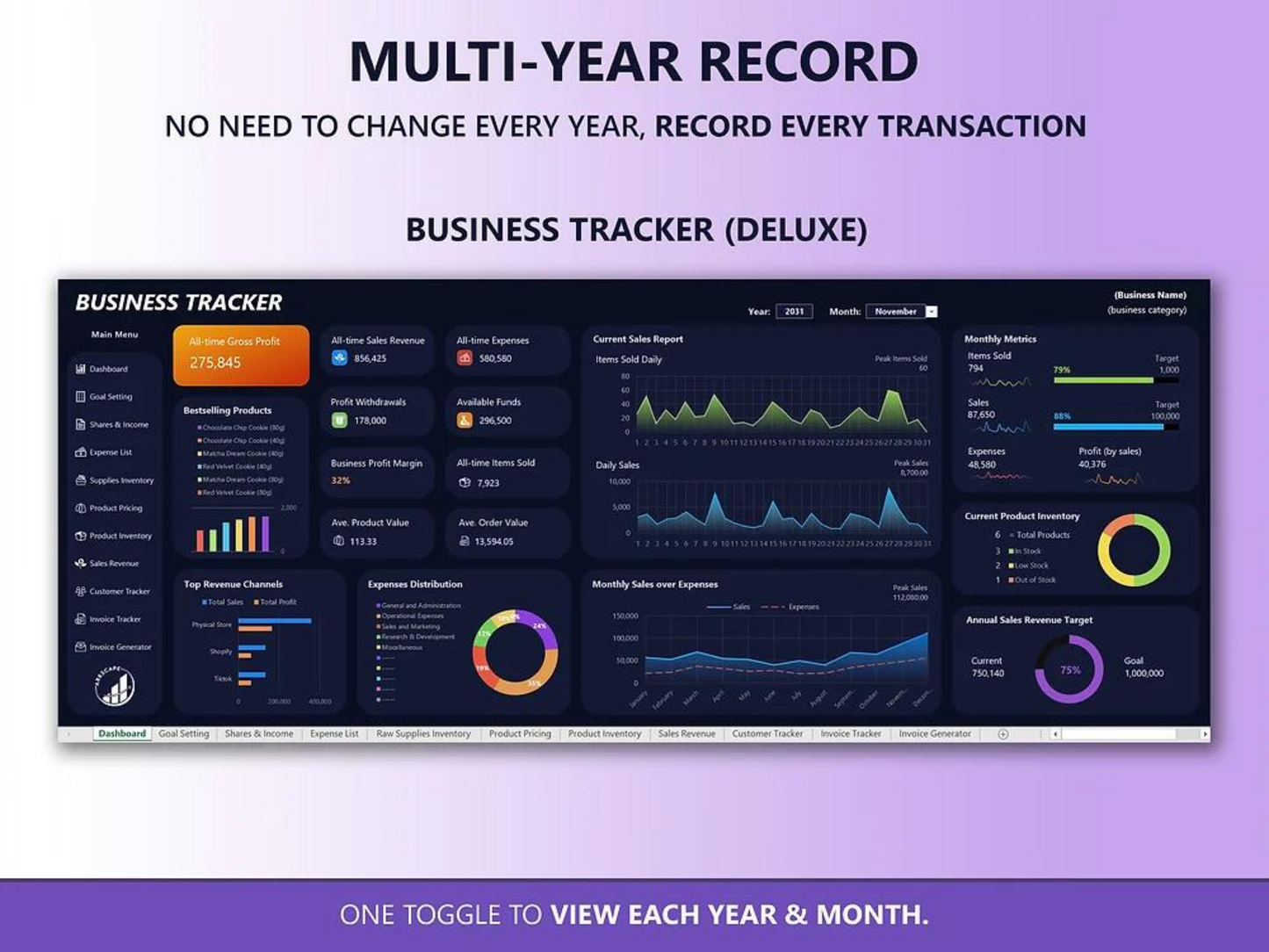 Ultimate Small Business Tracker